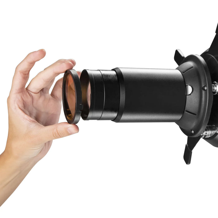 Westcott Optical Spot by Lindsay Adler with 150mm f/3.5 lens and Bowens Mount