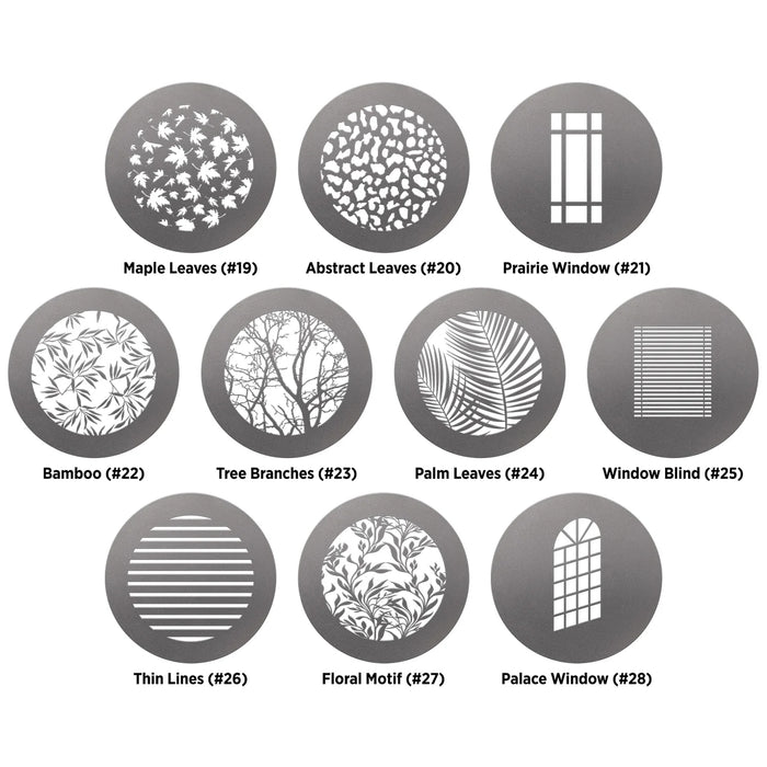 Westcott Environmental Gobo Pack for Optical Spot by Lindsay Adler (10 Pack)