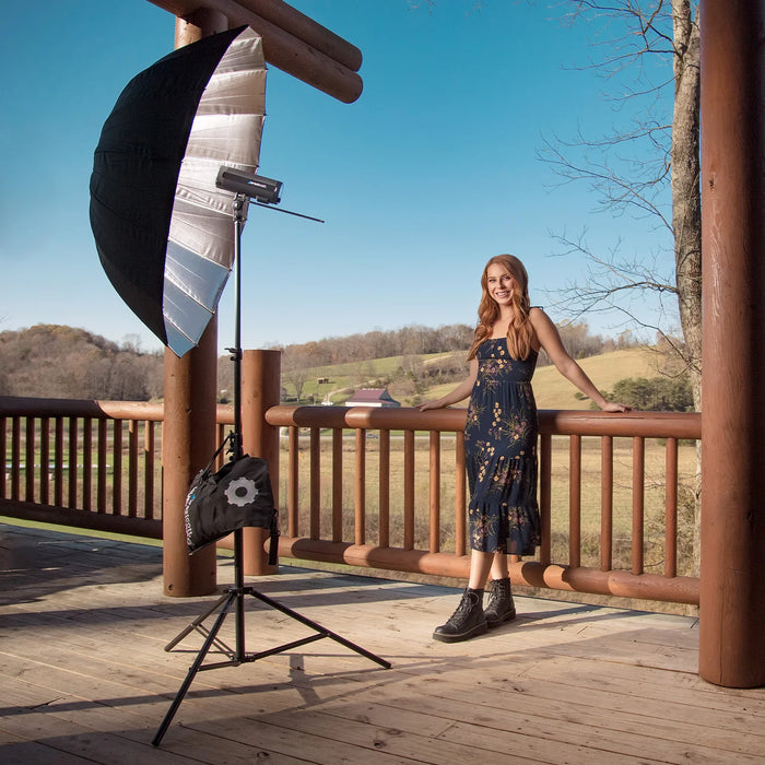 Westcott Deep Umbrella Silver Bounce 134cm (53")