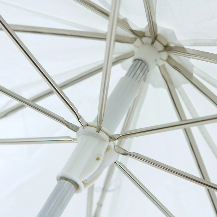 Westcott Compact Collapsible Umbrella Optical White Satin Diffusion 109cm (43")