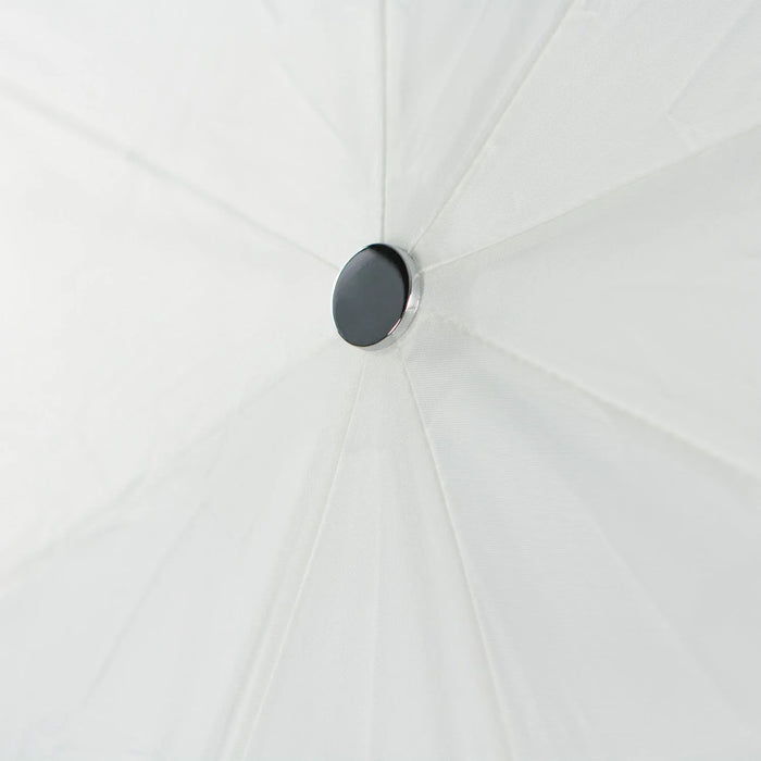 Westcott Compact Collapsible Umbrella Optical White Satin Diffusion 109cm (43")