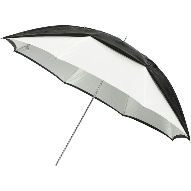 Westcott Convertible Umbrella Optical White Satin with Removable Black Cover 114cm (45")