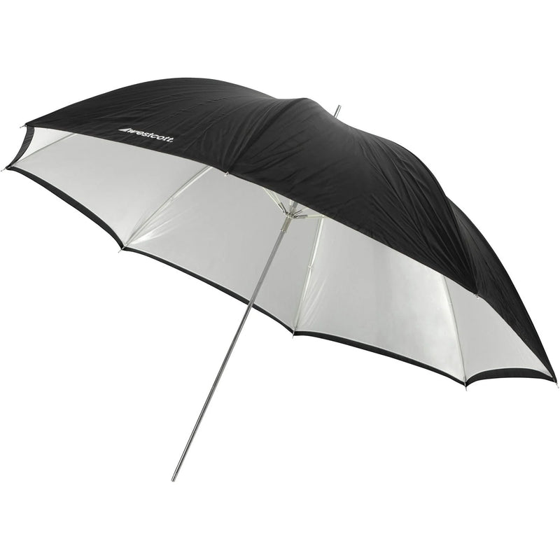 Westcott Convertible Umbrella Optical White Satin with Removable Black Cover 114cm (45")