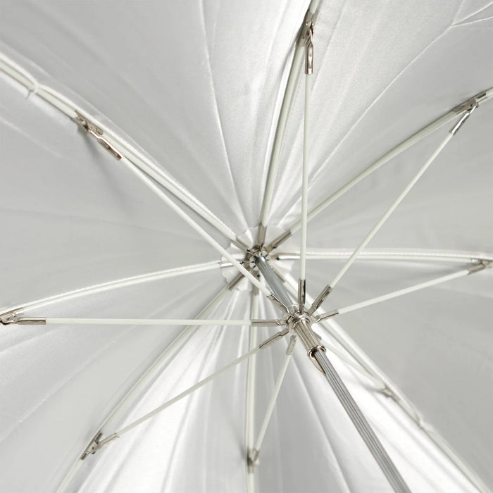 Westcott Convertible Umbrella Optical White Satin with Removable Black Cover 81cm (32")