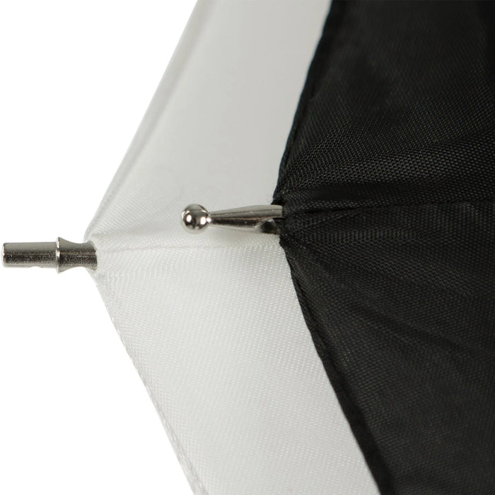Westcott Convertible Umbrella Optical White Satin with Removable Black Cover 81cm (32")