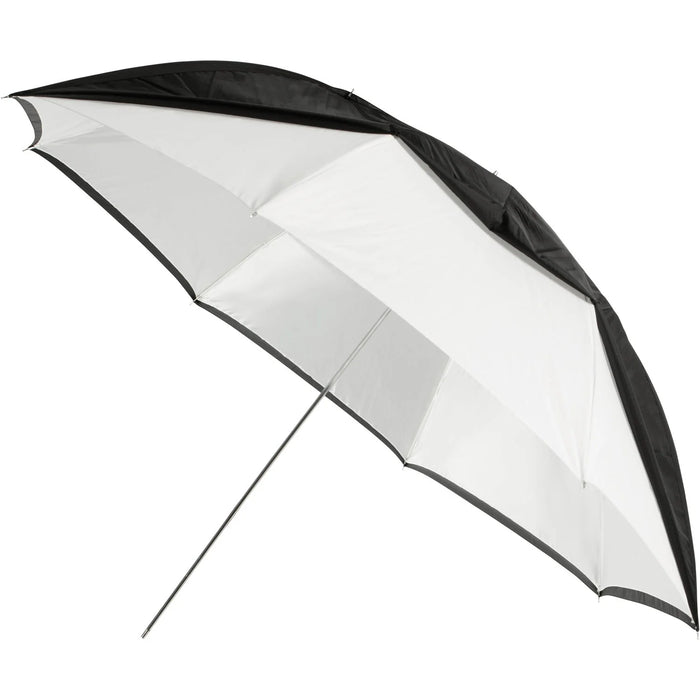 Westcott Convertible Umbrella Optical White Satin with Removable Black Cover 152cm (60")
