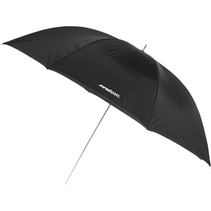 Westcott Convertible Umbrella Optical White Satin with Removable Black Cover 152cm (60")