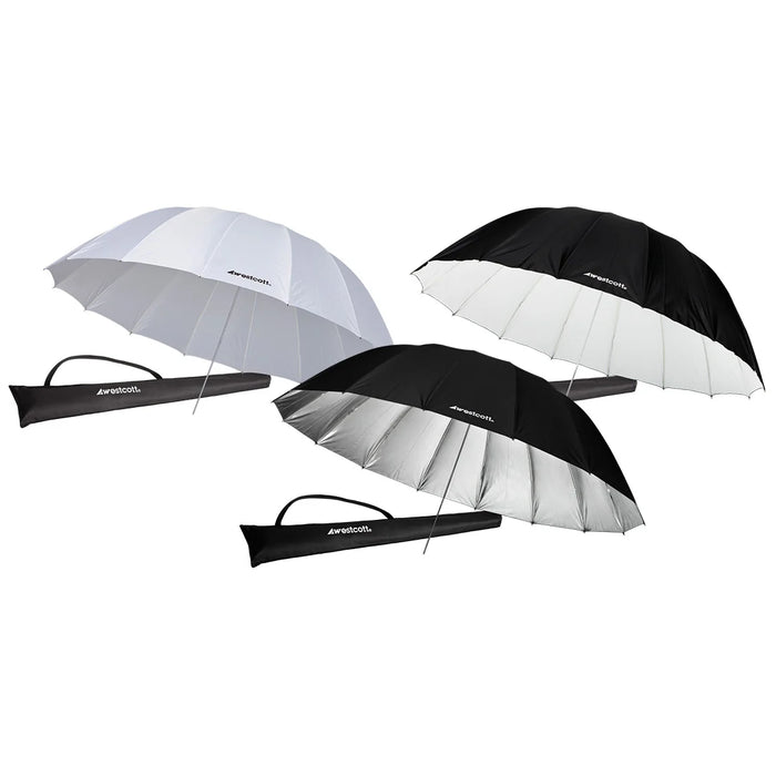 Westcott 3-Umbrella Bundle 213cm (7')