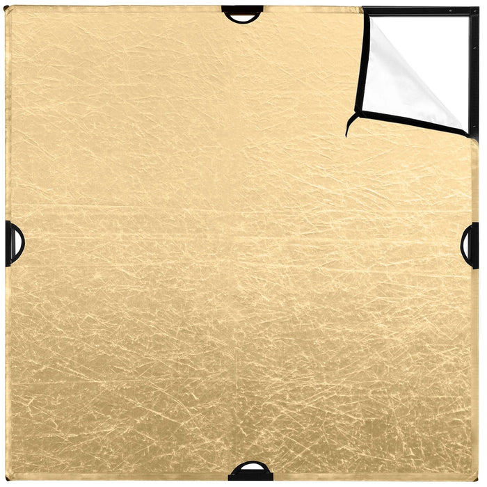 Westcott Scrim Jim Cine Gold/White Bounce Fabric (1.2 x 1.2m)