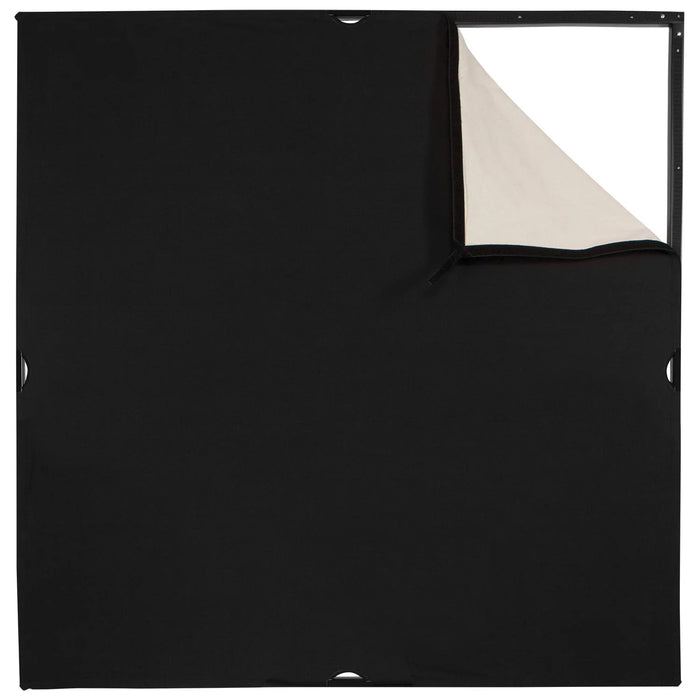 Westcott Scrim Jim Cine Unbleached Muslin/Black Fabric (1.2 x 1.2m)