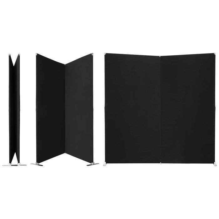 Westcott V-Flat 2-Pack Dual Frame & Fabric Kit White & Black