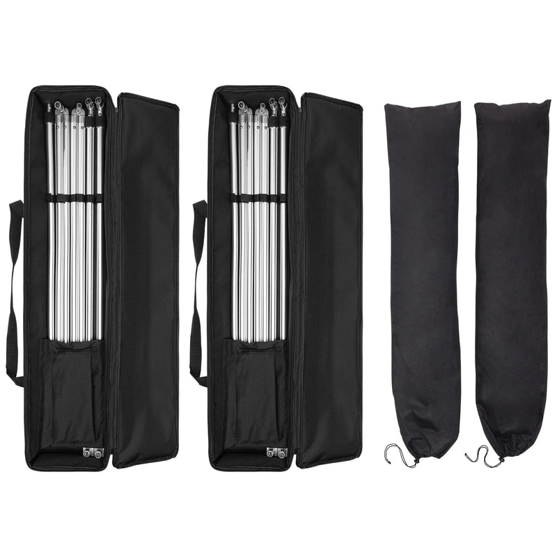 Westcott V-Flat 2-Pack Dual Frame & Fabric Kit White & Black