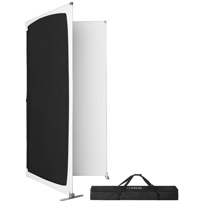 Westcott V-Flat Single Frame and Fabric Kit White & Black