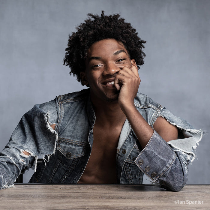 Westcott X-Drop Fabric Backdrop Vintage Grey by Glyn Dewis 5' x 7'