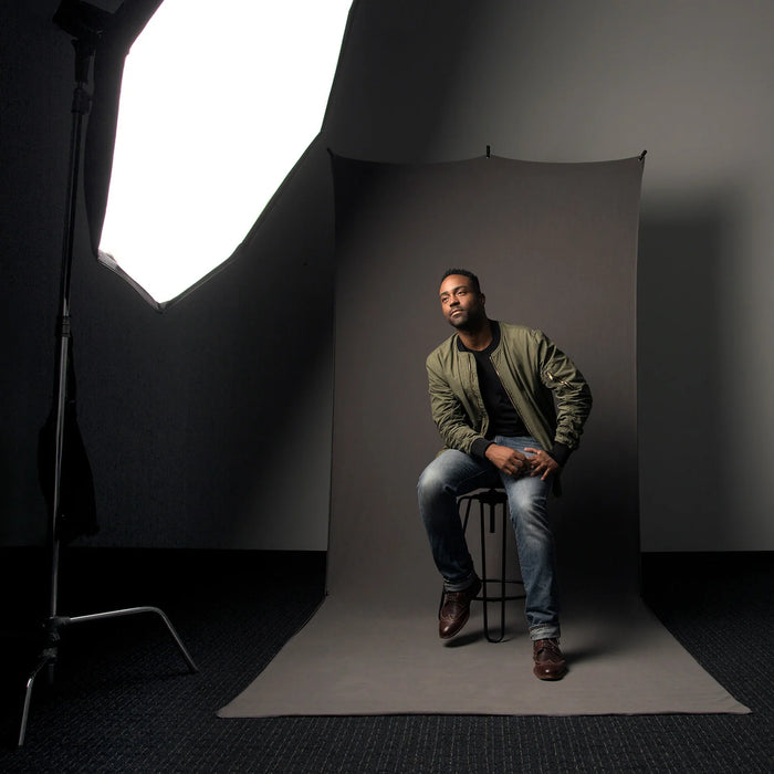 Westcott X-Drop Wrinkle-Resistant Sweep Backdrop 5' x 12' (Select Colour)