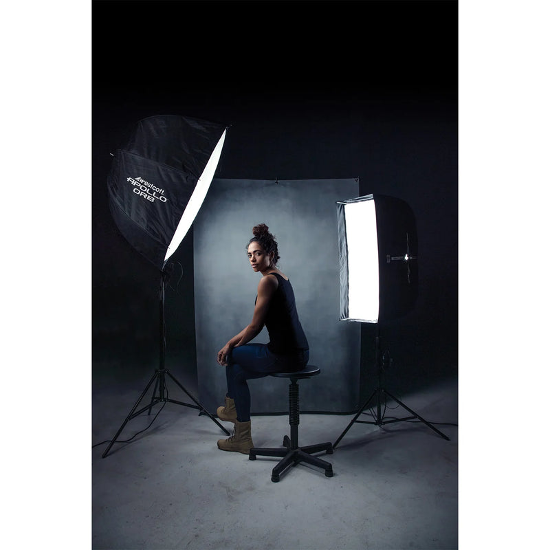 Westcott X-Drop Canvas Backdrop Vintage Grey by Glyn Dewis 5' x 7'