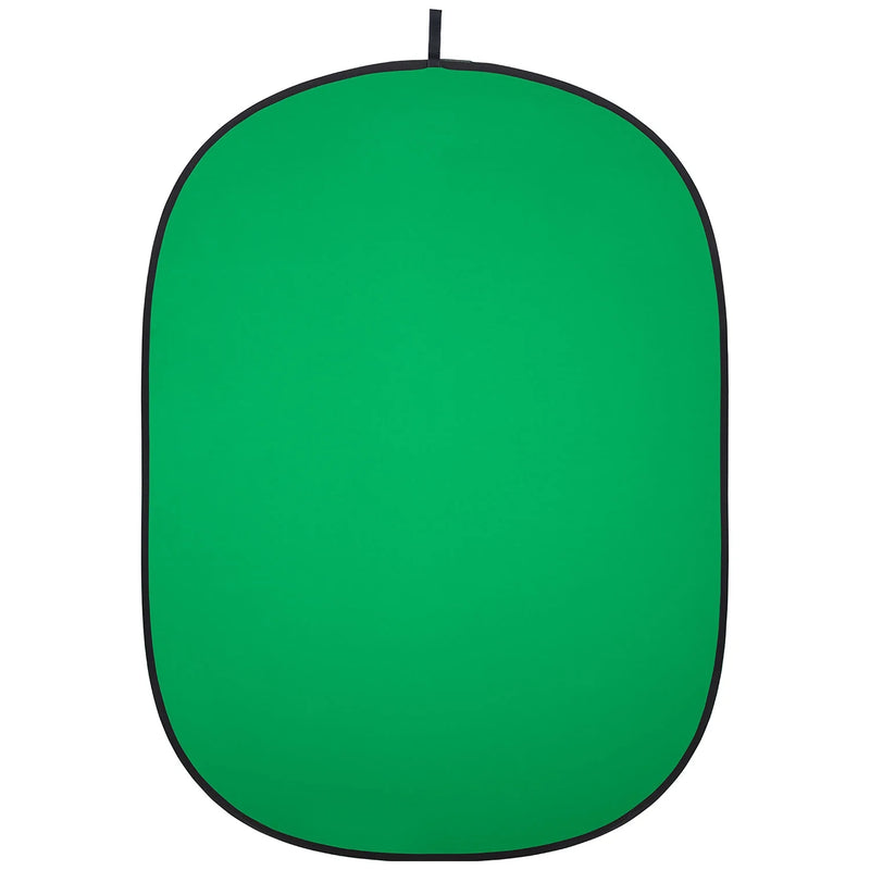 Westcott Collapsible 2-in-1 Grey & Green Screen Backdrop 5' x 6.5'