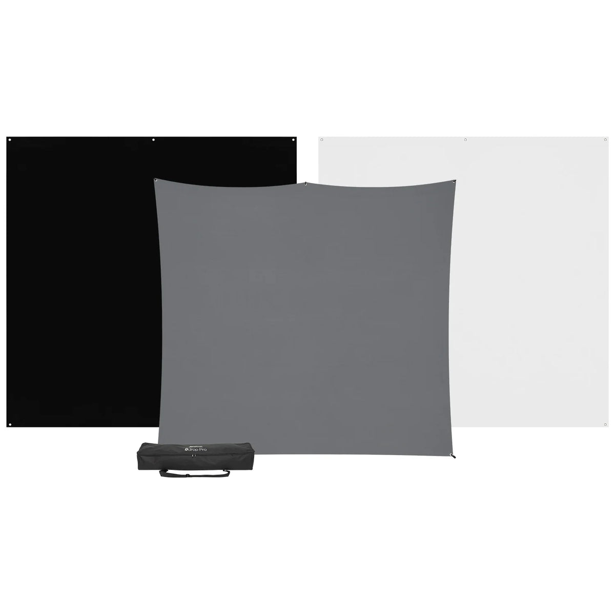 Westcott X-Drop Pro 3-Pack Backdrop Kit 8' x 8' — The Flash Centre