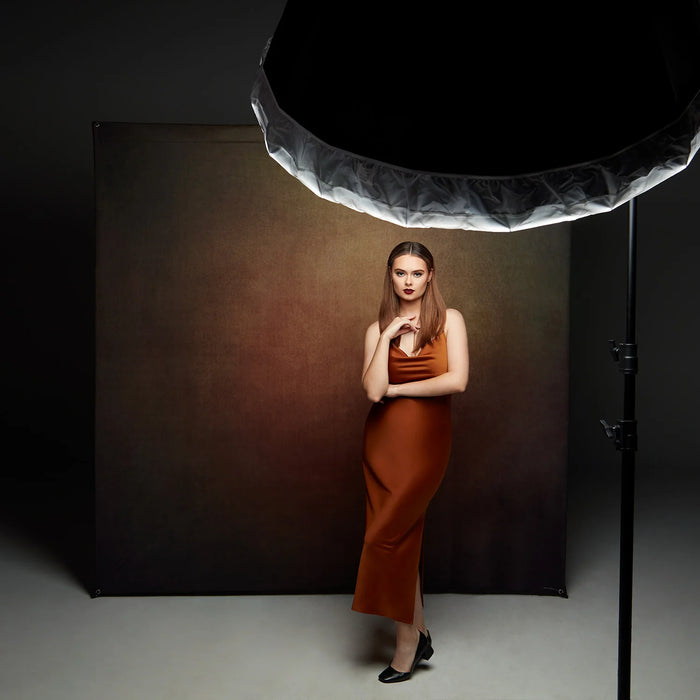 Westcott X-Drop Pro Fabric Backdrop Warm Painterly by Joel Grimes 8' x 8'