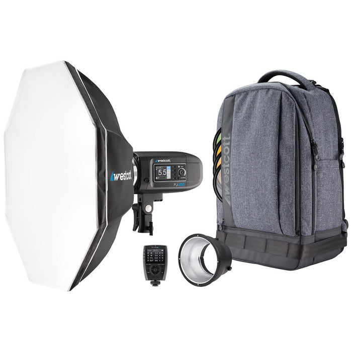 Westcott FJ400 Strobe 1-Light Backpack Kit with FJ-X3 M Multi-Brand Wireless Transmitter