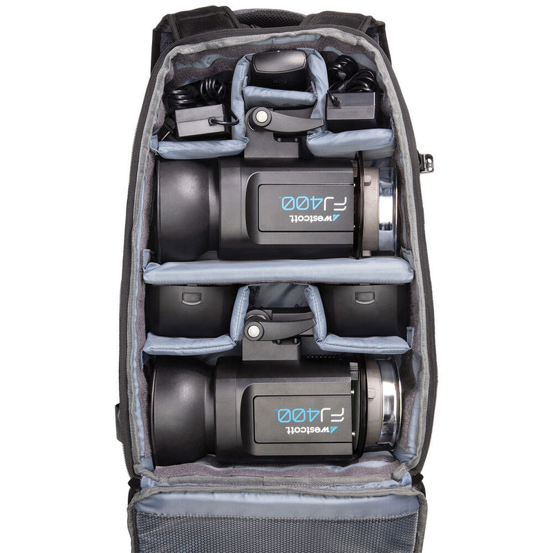 Westcott FJ400 Strobe 2-Light Backpack Kit with FJ-X3 Sony Wireless Transmitter