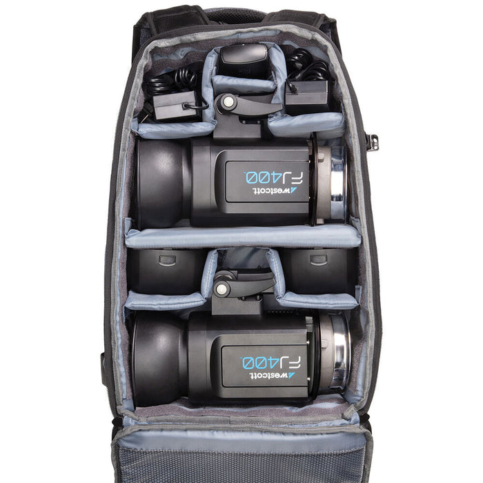 Westcott FJ400 Strobe 2-Light Backpack Kit with FJ-X3 Sony Wireless Transmitter