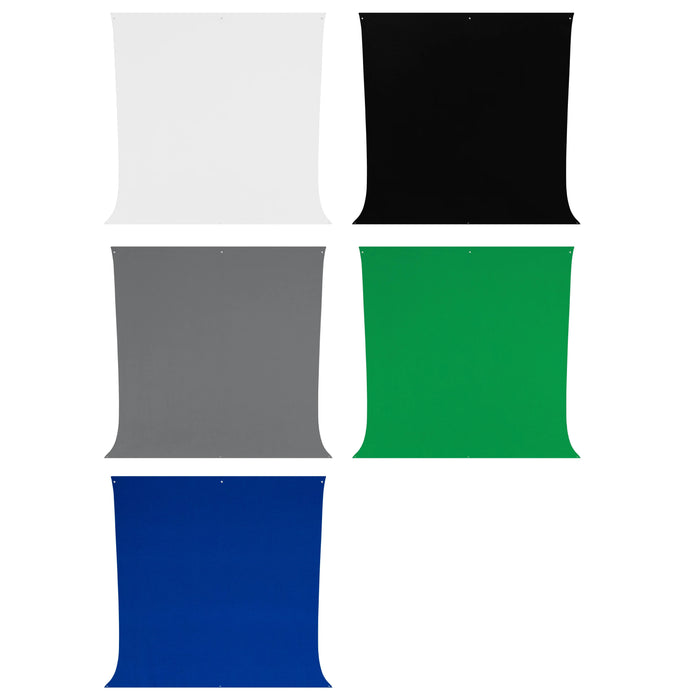 Westcott Wrinkle-Resistant Backdrop 9' x 10' (Select Colour)