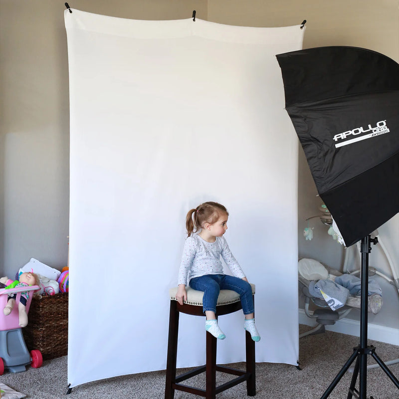 Westcott X-Drop Wrinkle-Resistant Backdrop 5' x 7' (Select Colour)