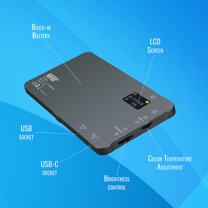 Newell Rangha RGB-W LED Dual Set with Diffuser and Tripod