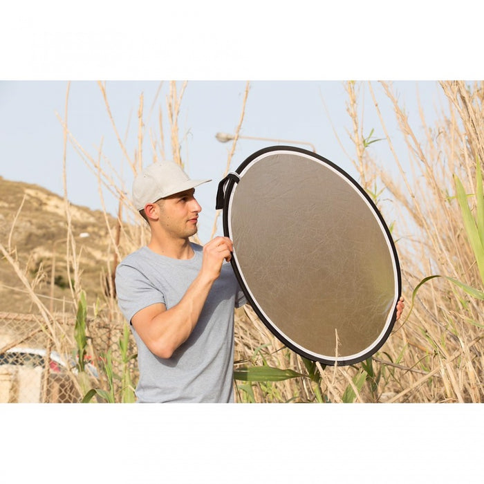Manfrotto 75cm Collapsible Reflector Sunfire / Silver