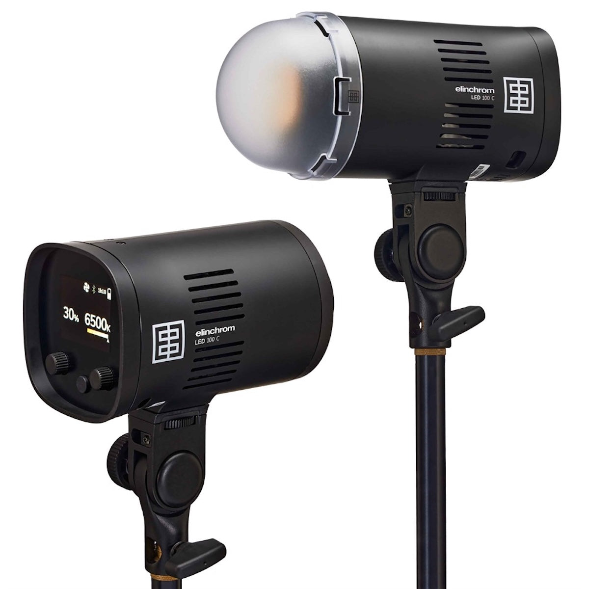 Elinchrom LED 100 C RGB LED Light Dual Kit with Built-In Battery — The ...