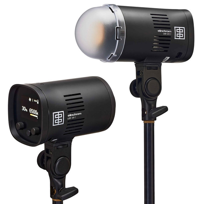 Elinchrom LED 100 C RGB LED Light Dual Kit with Built-In Battery