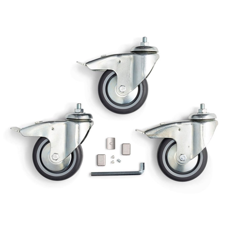 Manfrotto 104G Wheel Set 100mm with Brakes