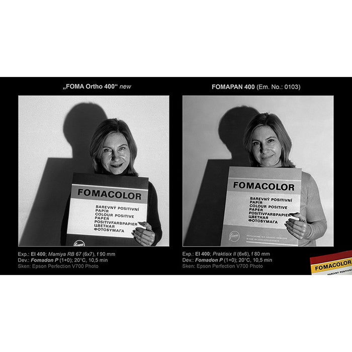 Foma Ortho 400 36-Exposure 35mm Black & White 135 Film