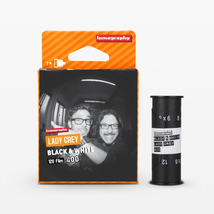 Lomography Lady Grey 400 Black White 120 Roll Film (3-Pack