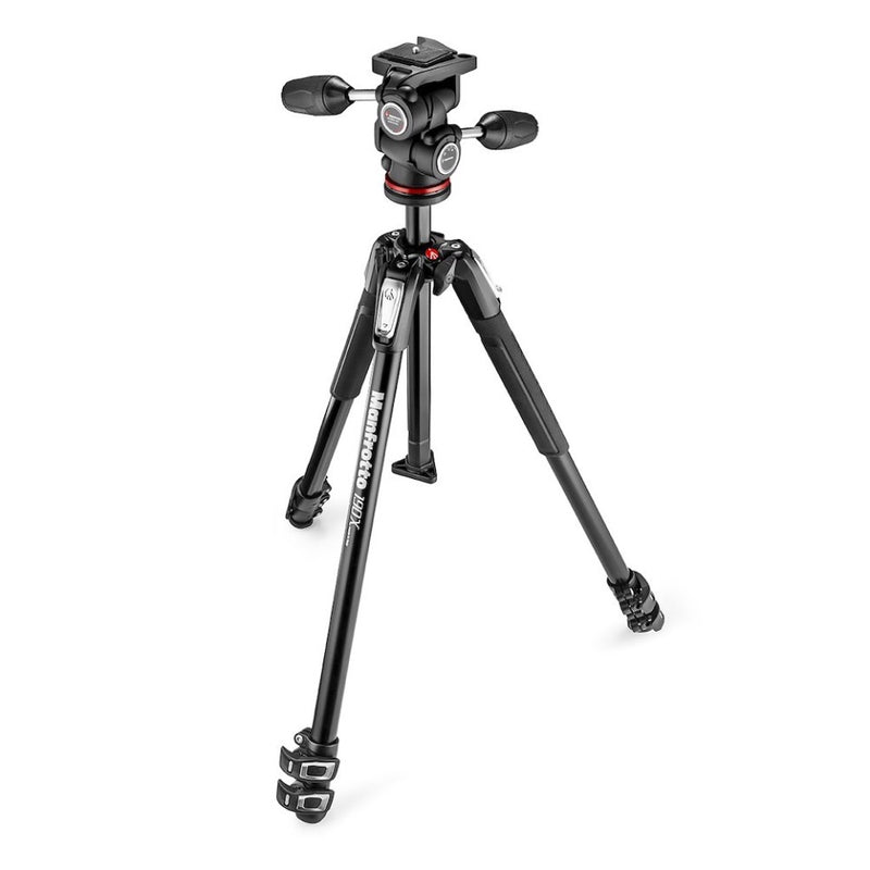 Manfrotto 190X Tripod with 804 3-Way Head and QR Plate