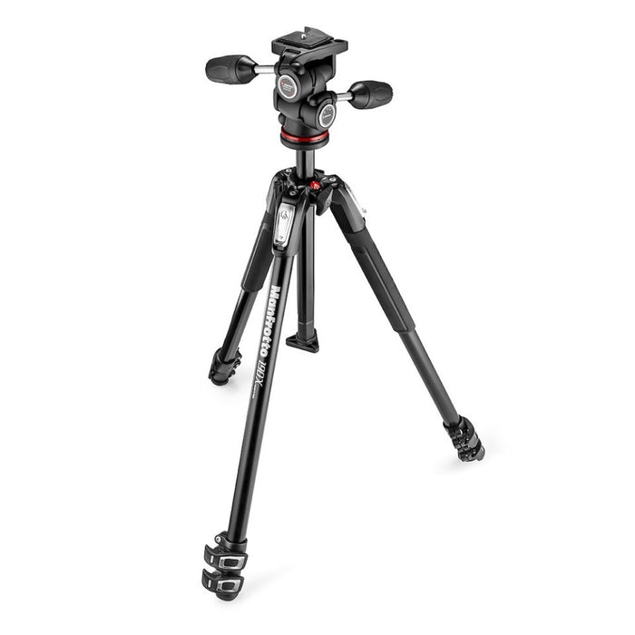 Manfrotto 190X Tripod with 804 3-Way Head and QR Plate