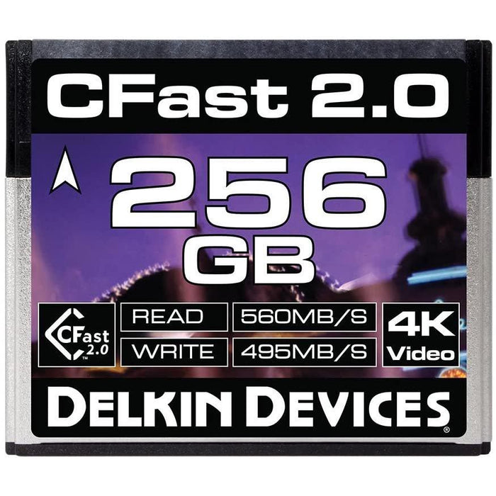 Delkin 256GB CFast 2.0 Memory Card