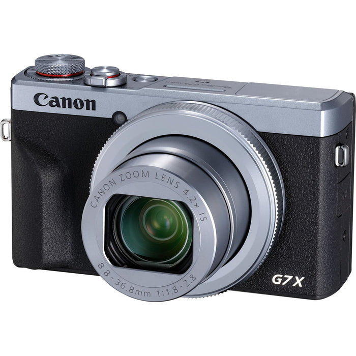 Canon PowerShot G7X MK III Compact Camera  Silver