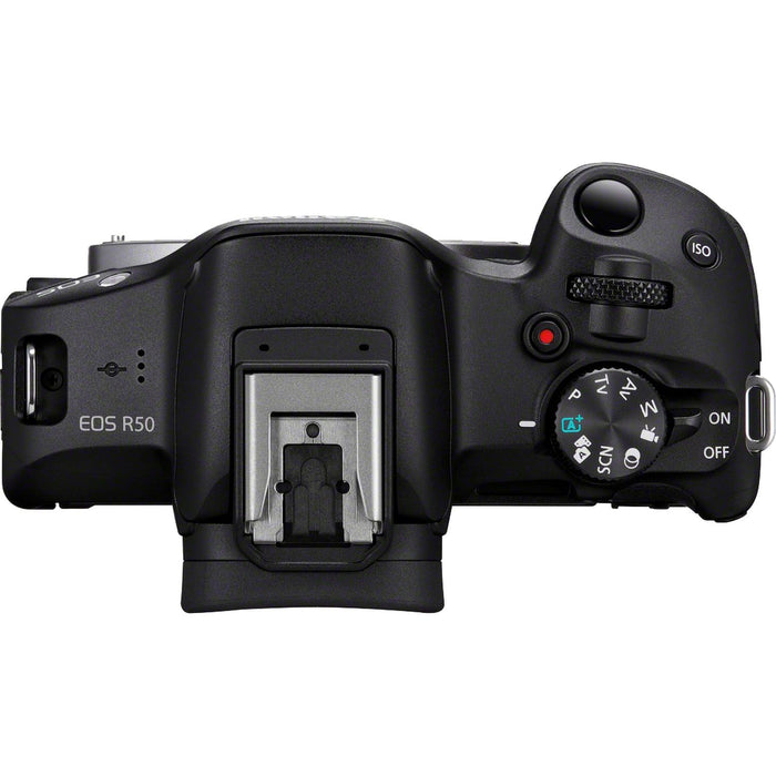 Canon EOS R50 & RF-S 18-45mm + RF-S 55-210mm f/5-7.1 IS STM Lens Kit