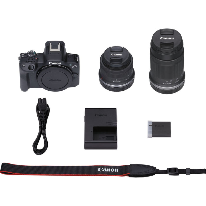 Canon EOS R50 with RF-S 18-45mm & RF-S 55-210mm Lens Kit — The Flash Centre