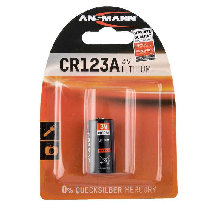 Ansmann CR123A 3V Lithium Battery