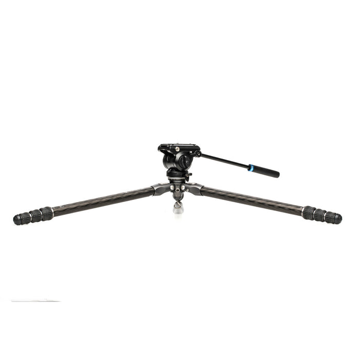 Benro Tortoise 24CLV Carbon Fibre Series 2 Columnless Tripod with Leveling Base and S4PRO Video Head