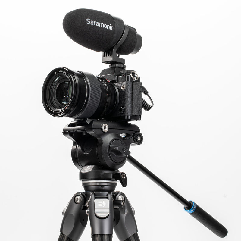 Benro Tortoise 34CLV Carbon Fibre Series 3 Columnless Tripod with Leveling Base and S4PRO Video Head