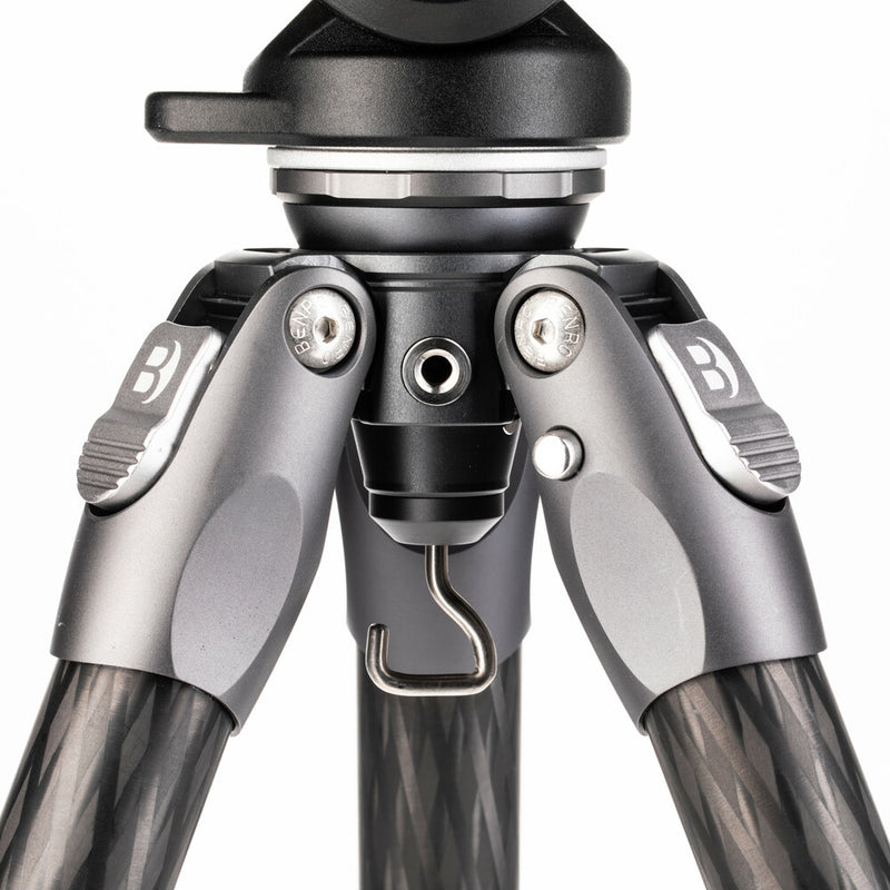 Benro Tortoise 34CLV Carbon Fibre Series 3 Columnless Tripod with Leveling Base and S4PRO Video Head