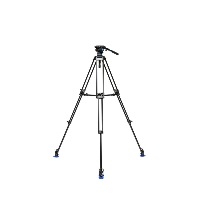 Benro A573T Dual-Stage Aluminium Video Tripod with S6PRO Video Head and 75mm Bowl
