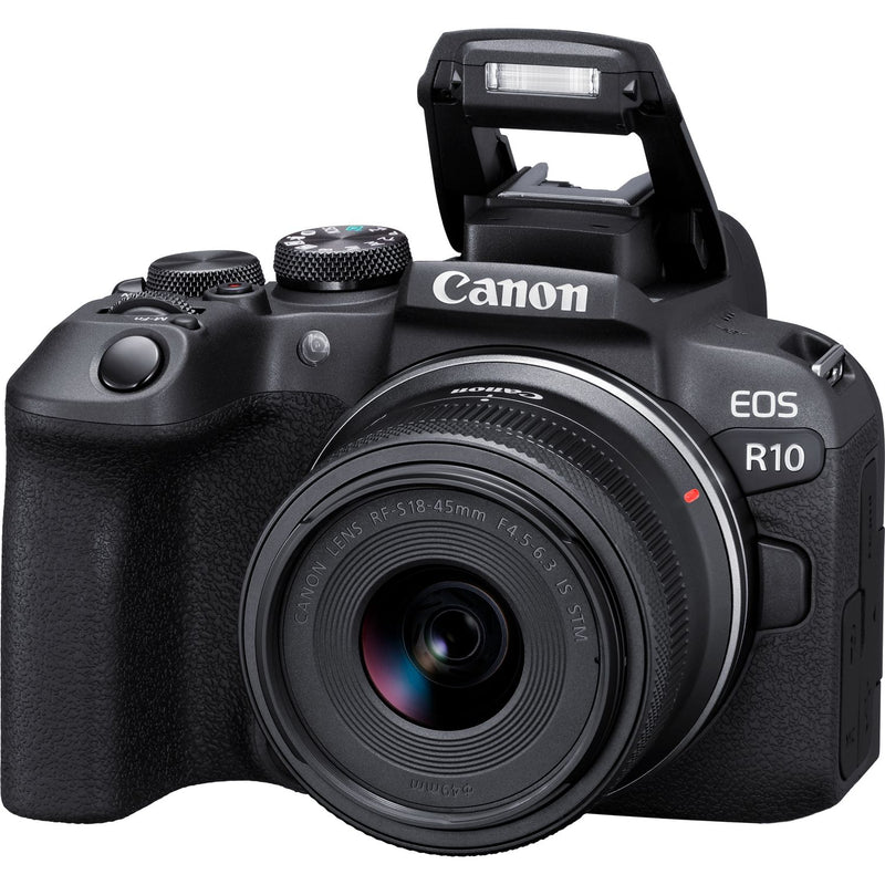Canon EOS R10 with RF-S 18-45mm f/4.5-6.3 IS STM Lens Kit