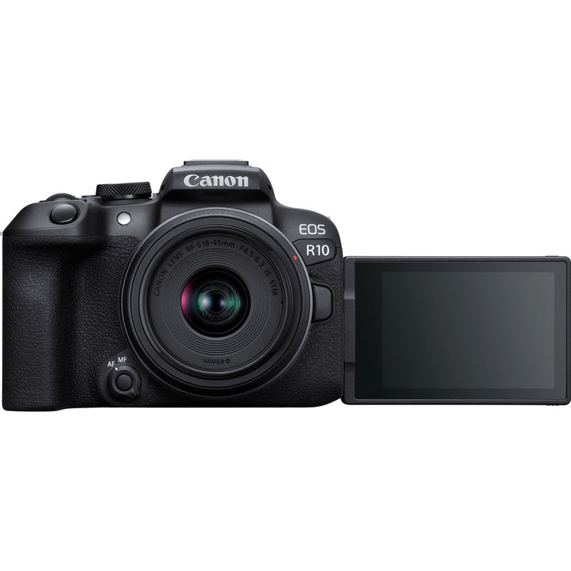 Canon EOS R10 with RF-S 18-45mm f/4.5-6.3 IS STM Lens Kit