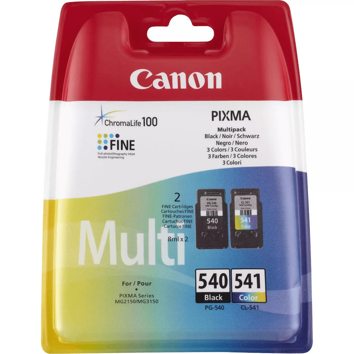 Canon PG-540 Black & CL-541 Colour Ink Cartridge Twin Pack