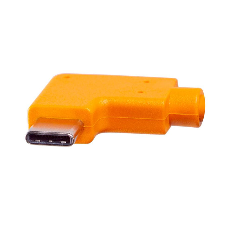 Tether Tools TetherPro USB 3.0 to USB-C Right Angle Pigtail 20" (50cm) Cable Orange